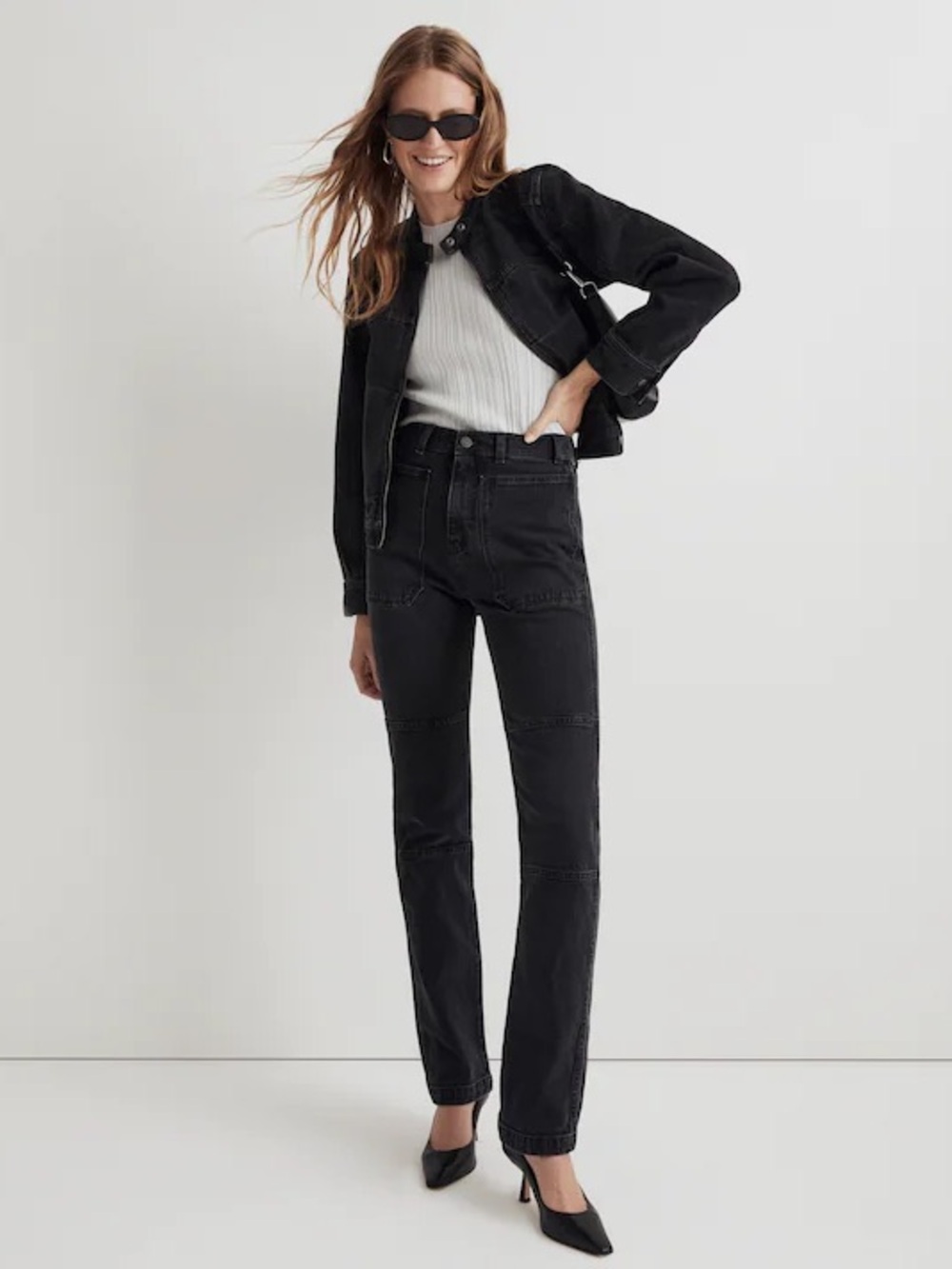 Madewell The '90s Straight Utility Jean • size 27 • NN462